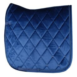 Pagony Velours zadeldek donkerblauw