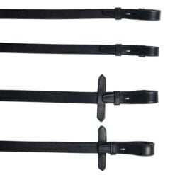 Pagony Teugelset stang en trens zwart