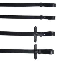 Pagony Teugelset stang en trens zwart