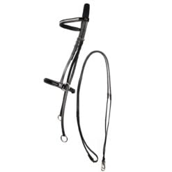 Pagony Diamond bitloos hoofdstel zwart