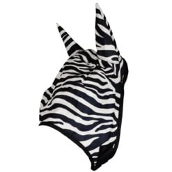 Pagony Zebra vliegenmasker zwart/wit