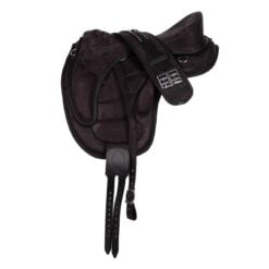 Pagony Boomloos Suede Zadel zwart