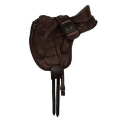 Pagony Boomloos Suede Zadel bruin