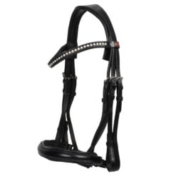 Rossner Barolo stang en trens hoofdstel zwart Rossner Barolo stang en trens hoofdstel zwart