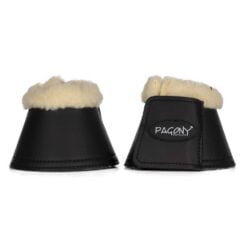 Pagony Fake Fur springschoenen zwart