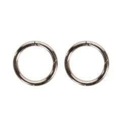 Martingaal snap ring zilver